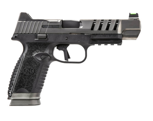 fn 509 ls edge 9mm, 5" barrel, optics ready, black/gray, 3x 17rd