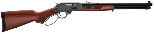 henry lever action side gate .45-70 govt, 18.43" barrel, american walnut, blued, 4rd