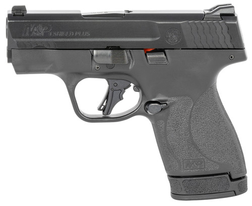 smith & wesson m&p shield plus 9mm, 3.10" barrel, black, no manual safety, 13rd