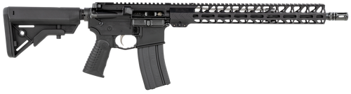 battle arms development workhorse patrol carbine 223 wylde/5.56mm, 16" barrel, black, polymer grip,(1) 30rd mag, b5 bravo stock