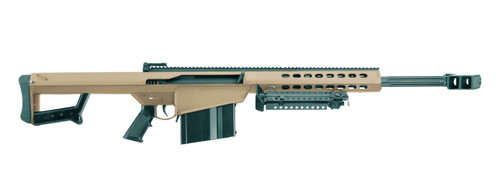 barrett 82a1 .50 bmg, 20" fluted barrel, monopod included, flat dark earth, 10rd
