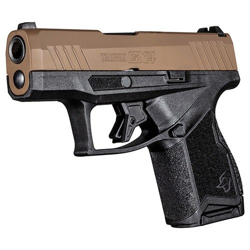 taurus gx4 9mm, 3.06" barrel, fixed front/adj. rear, troy coyote tan, 11rd