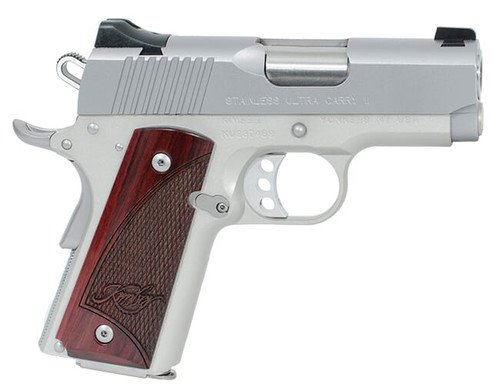 kimber stainless ultra carry ii .45 acp, 3" barrel, satin silver, 7rd