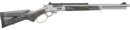 marlin 1895 sbl series 45-70 government, 19.1" threaded barrel, gray laminate furniture, stainless receiver, optic rail, 6rd
