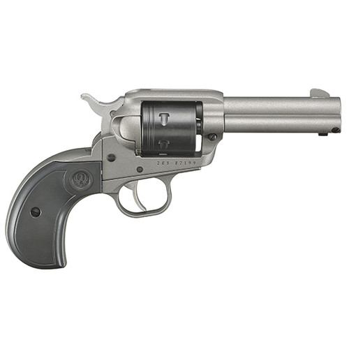 ruger wrangler .22 lr, 3.75" barrel, bird's head, silver, 6rd