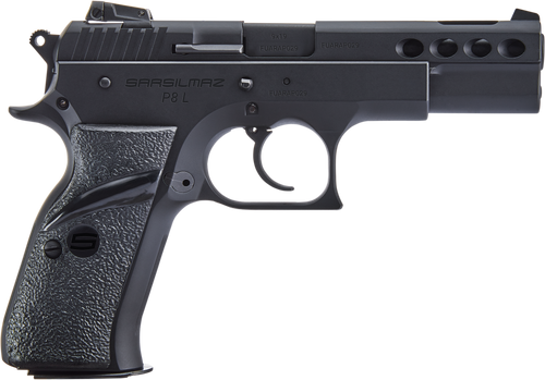sars?lmaz p8l 9mm, 4.6" barrel, combat sights, black, 17rd