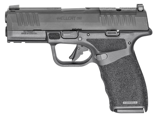 springfield hellcat pro osp 9mm, 3.7" barrel, black, optic ready, 17rd