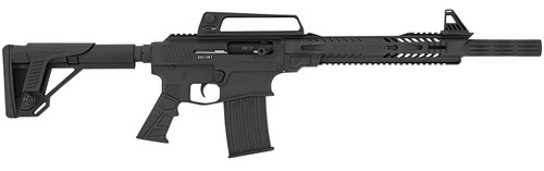 escort df12 12 ga, 18" barrel, 3", pistol grip, black, 5rd