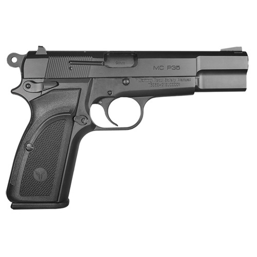 girsan mc p35 9mm, 4.87" barrel, ambi safety, dovetail sights, blued, 15rd