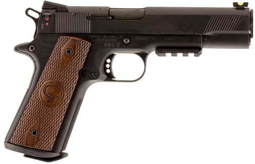 chiappa firearms 1911-22 custom .22 lr, 5" barrel, fo front, walnut grip, blued, 10rd