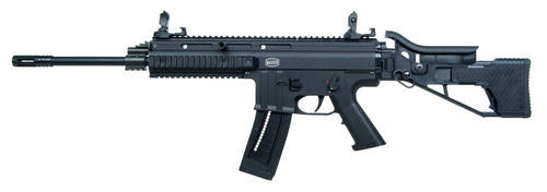 mauser m15 22 long rifle, 16.5" bbl, side folder, black, 22rnd mag