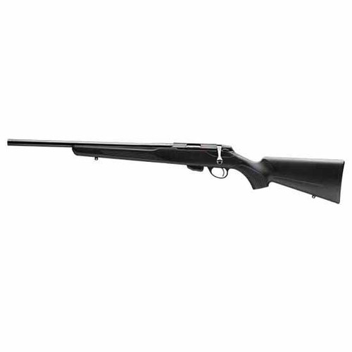 tikka t1x mtr .17 hmr, 16" barrel, black metal finish & black stock, left hand, 10rd