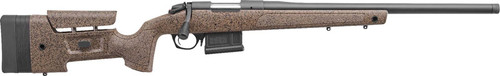 bergara b-14 series hmr rifle, bolt action rifle, 300 winchester magnum, 26" barrel - threaded 5/8-24, cerakote finish, black, black/tan hmr...