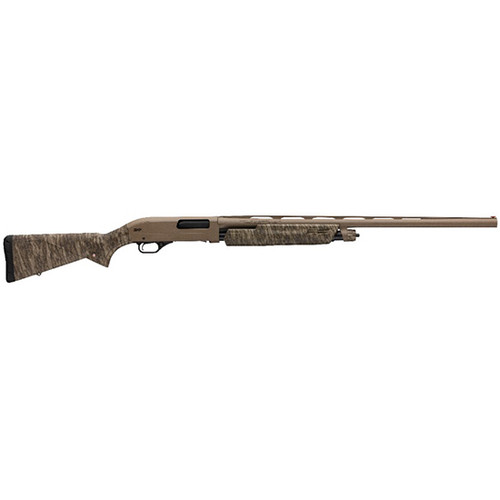 winchester sxp hybrid hunter 12 ga, 28" barrel, 3", flat dark earth perma-cote rec/barrel mossy oak bottomland stock, 4rd