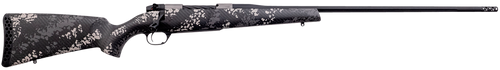 weatherby mark v, backcountry 2.0 ti, 6.5-300 weatherby, 26" barrel, fluted titanium barrel, #2 contour, d finish, graphite black, grey and white...