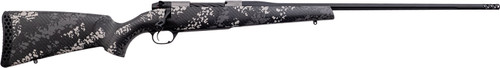 weatherby mark v, backcountry 2.0 ti, 6.5 weatherby rpm, 24" barrel, fluted titanium barrel, #2 contour, d finish, graphite black, grey and white...