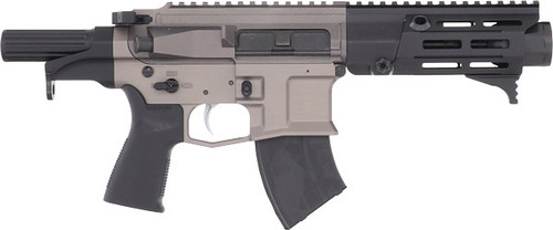 maxim defense sps 505 pdx 7.62x39, 5.5" barrel, urban gray, m-lok, hatebrake, alg combat trigger, scw pistol system, 20rd