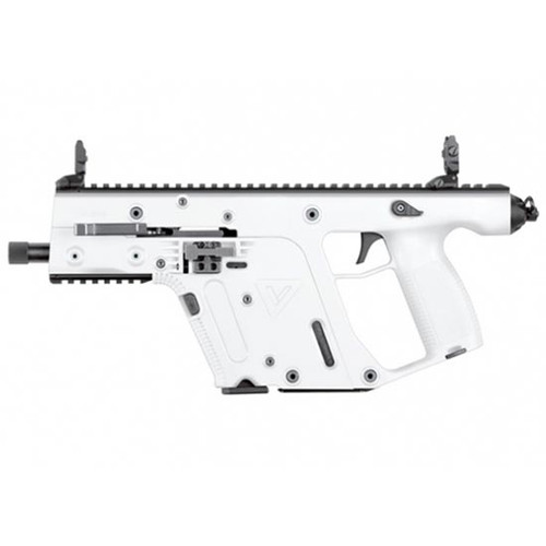 kriss vector sdp g2 10mm, 5.5" threaded barrel, flip-up sights, white, 15rd