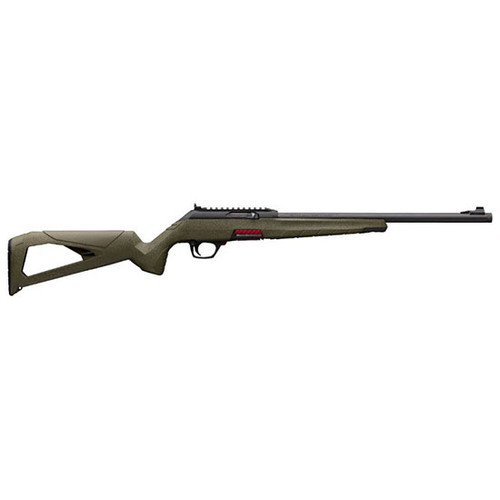 winchester wildcat .22 lr, 16.5" sporter contour barrel, 1:16 twist, suppressor ready, blued, black, olive drab green, composite stock, rear ghost...