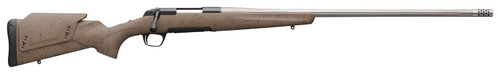 browning x-bolt western hunter long range 6.5 creedmoor, 26" barrel, matte blued spider webbed flat dark earth cerakote, 4rd