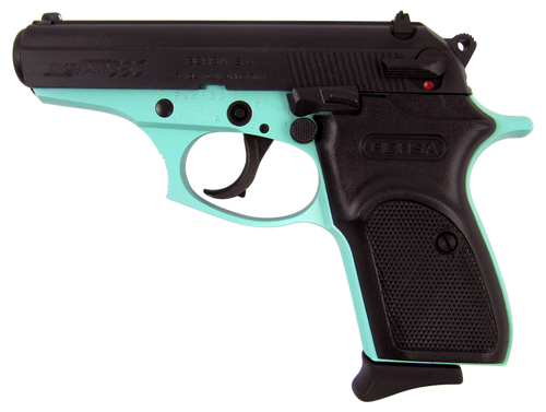 bersa thunder 380 acp, 3.5" barrel, robin egg blue cerakote, 8rd