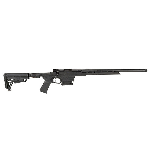 legacy sports m1500 6.5 grendel, 20" heavy barrel, mini action rifle hti excl lite black folding, 5rd