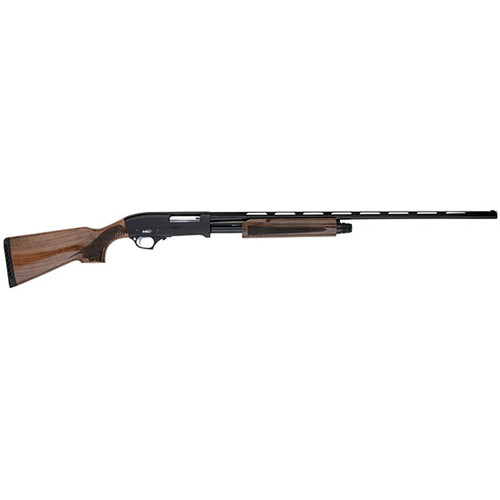 tristar cobra iii field youth pump 410 ga, 24" barrel, 3" chamber, black, walnut stock, 5rd
