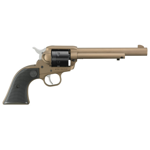 Ruger Wrangler .22 Lr 6.5" Barrel Bunt Bronze Cerakote Black Checkered Grips 6Rd