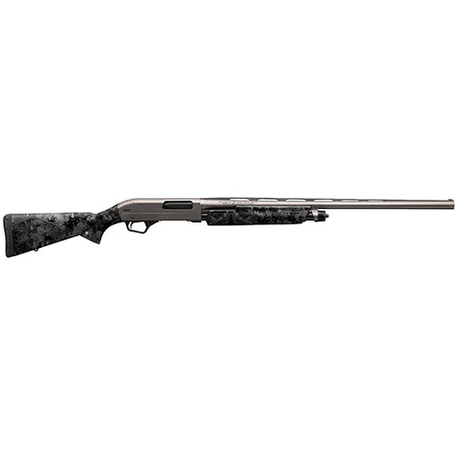 winchester sxp hybrid hunter 12 ga, 3", 28" barrel, gray, truetimber midnight, 4rd