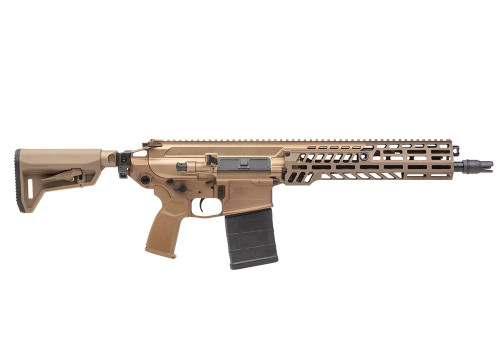 sig sauer mcx spear sbr, .308 win, 13" barrel, fde, side charging handle, 20rd