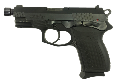 bersa tpr compact, 9mm, 4.1" threaded, barrel, fixed sights, polymer grips, 13rd