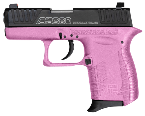 diamondback g4 380 acp, 2" barrel, pink finish, 6rd