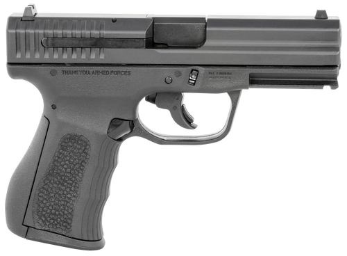 fmk 9c1g2 dao, 9mm, 4" barrel, matte finish, black, mag out safety, 10rd