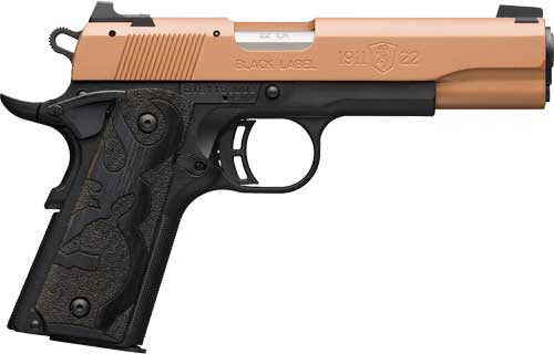 browning 1911 black label 22 lr, 3.25" barrel, copper finish, 10rd