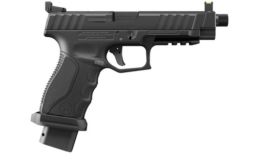 stoeger str-9f combat 9mm, 4.17" threaded barrel, black, optic ready, 20rd