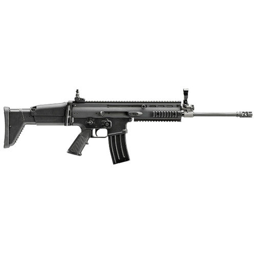 fn scar 16s 5.56x45mm, 16.25" barrel, black finish, non-reciprocating, 10rd