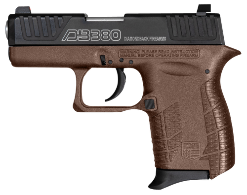 diamondback g4 380 acp, 2" barrel, midnight bronze, 6rd