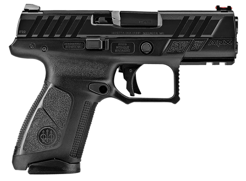 beretta apx a1 compact 9mm, 3.7" barrel, black, optic ready 15rd
