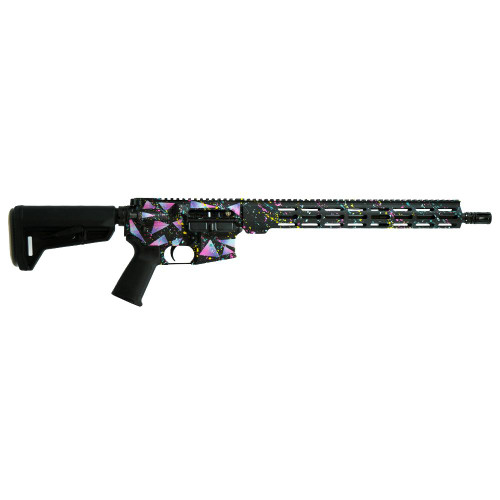 shark coast tactical "retro miami" ar-15 5.56, 16" barrel, 30rd