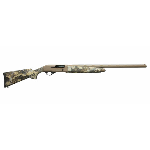 charles daly 601 field 12 ga, 3", 28" vent rib barrel, steel, flat dark earth cerakote, sythetic true timber prairie camo stock, fiber optic front...