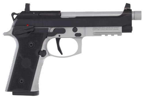 beretta 92xi sao tactical 9mm, 5.1" barrel, black/silver, optic ready, 10rd