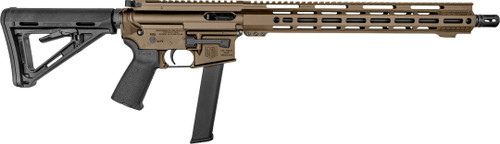 diamondback db15 9mm, 16" barrel, flat dark earth, 32rd