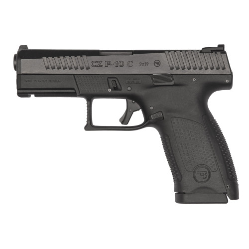 cz p-10c 9mm, 4.02" barrel, black, optic ready, 15rd