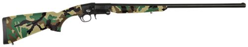 charles 101 compact 410 ga, 3" chamber 26" barrel, woodland camo, 1rd