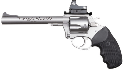 charter target mastiff 44 special, 6" barrel, black grips, includes sightmark micro optic, 5rd