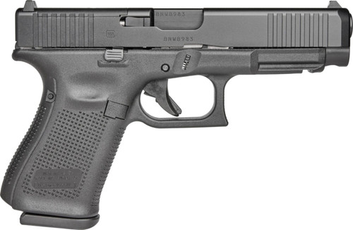 glock g49 gen 5 mos talo exclusive 9mm, 4.49" barrel, black, optic ready, 15rd (pre ban model)