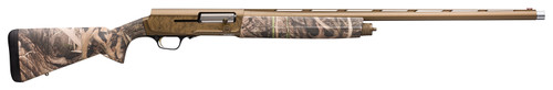 browning a5 wicked wing 12 ga, 3.5" chamber 26" barrel, mossy oak shadow grass, burnt bronze rec, 4rd
