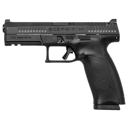 cz p-10 f 9mm, 4.5" barrel, black, optic ready, 10rd