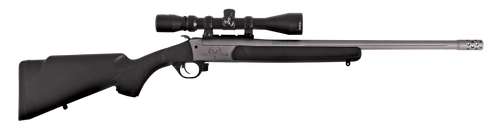 traditions outfitter g3 450 bushmaster, 22" barrel, black, includes 3-9x40mm scope, 1rd