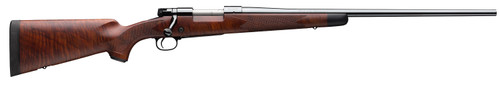 winchester 70 super grade 6.8 western, 24" barrel, grade iv/v walnut, black rec, 3rd